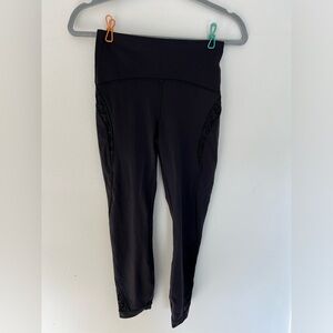 Lululemon Black Lace Leggings